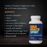 GOLD HEALTH SPORT Rest and Relaxation